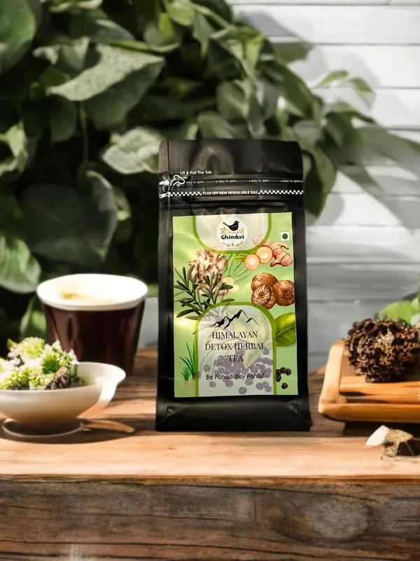 Ghinduri_Himalayan_Detox_Herbal_Tea,_Natural_Mountain_Blend,_Black_Resealable_Pouch_50g