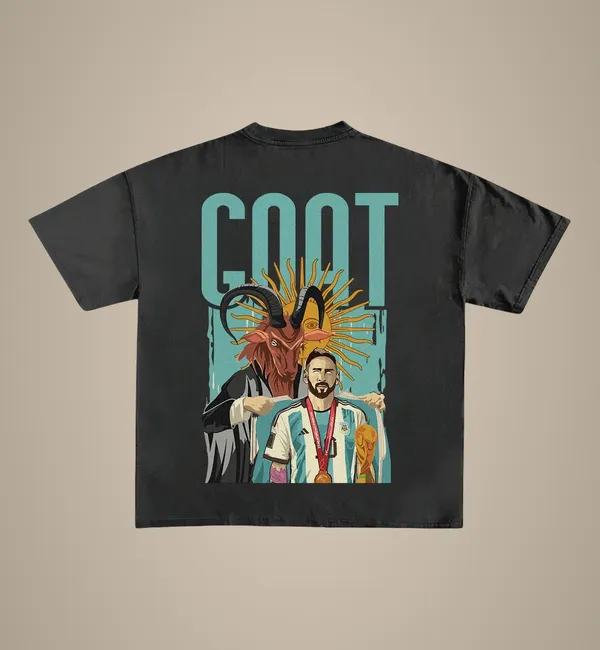 Messi_Goat_Designed_Cotton_Oversized_Tee