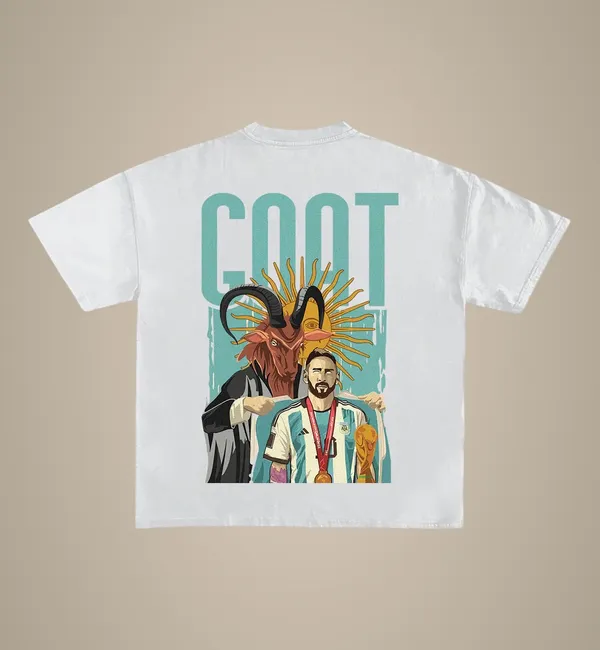 Messi_Goat_Designed_Cotton_Oversized_Tee