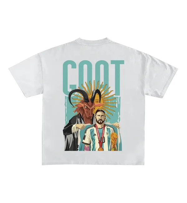 Messi_Goat_Designed_Cotton_Oversized_Tee
