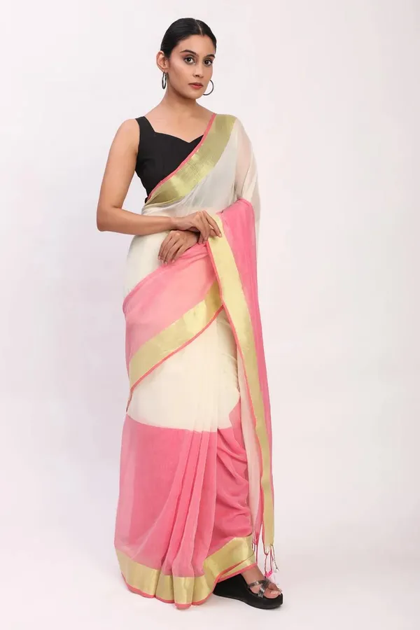 Multicolour_Mul_Cotton_Saree_With_Blouse_Piece_For_Women