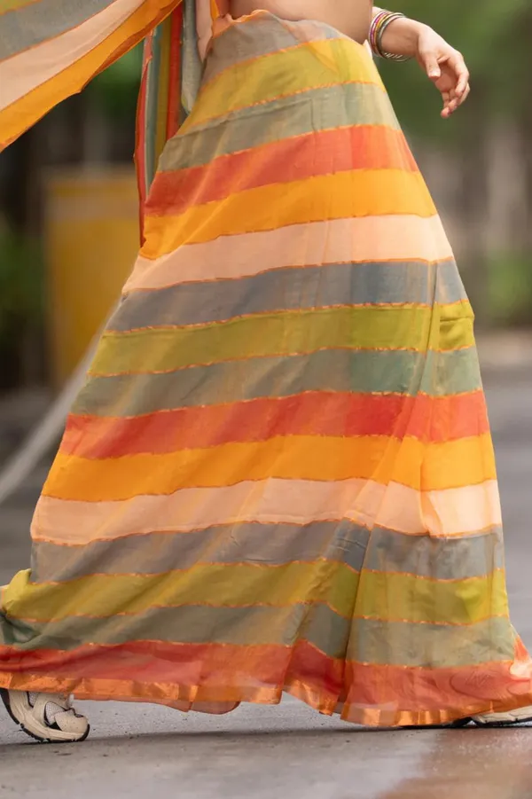 Multicolour_Mul_Cotton_Saree_With_Blouse_Piece_For_Women