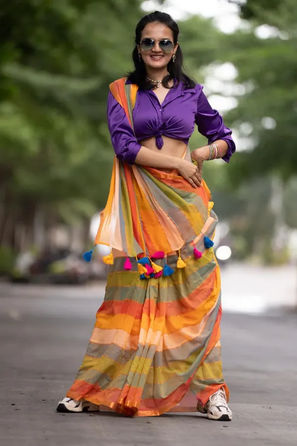 Multicolour_Mul_Cotton_Saree_With_Blouse_Piece_For_Women