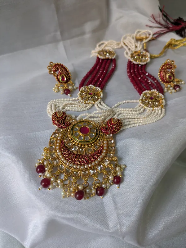 Moti__Brass_Metal_Long_Necklace_For_Women