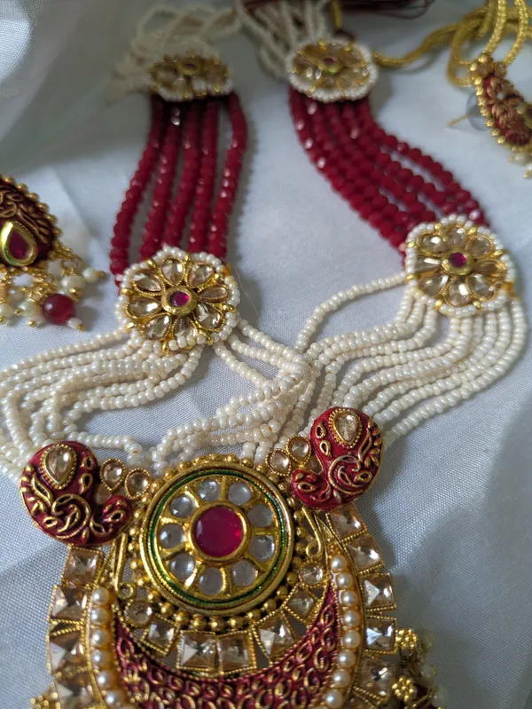 Moti__Brass_Metal_Long_Necklace_For_Women
