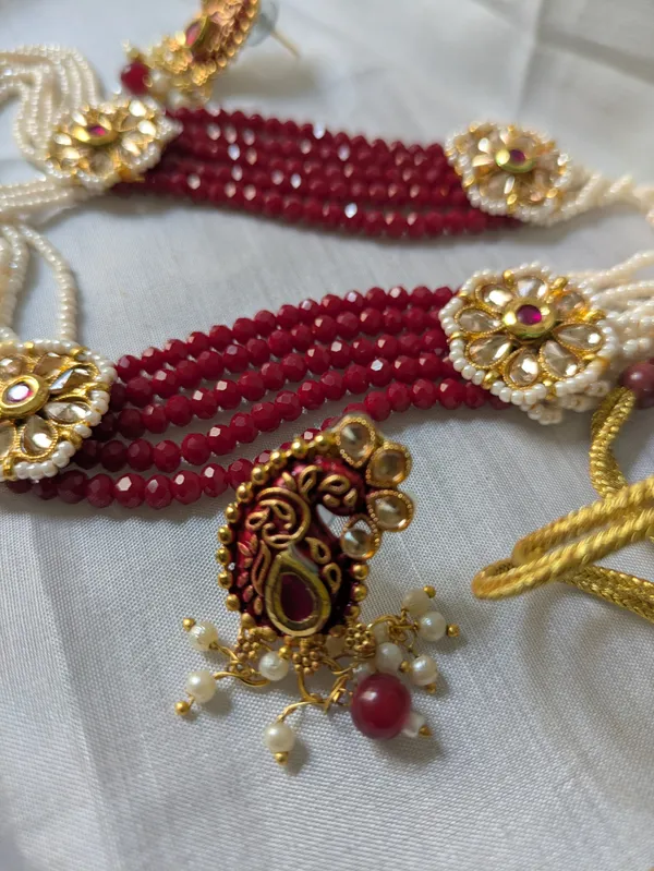 Moti__Brass_Metal_Long_Necklace_For_Women