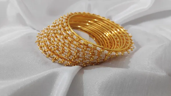 Gold__Metal,_Moti_Bangles_For_Women