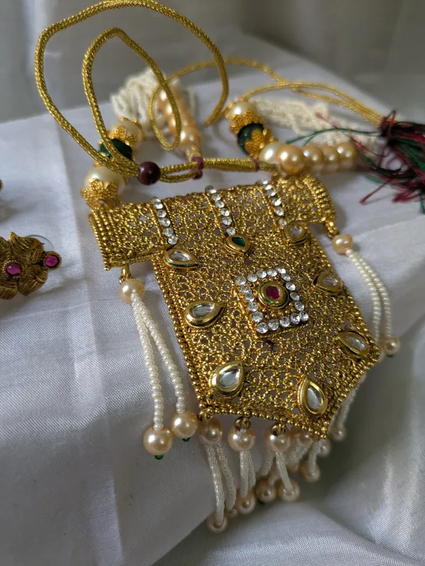 Moti__Brass_Metal_Long_Necklace_For_Women