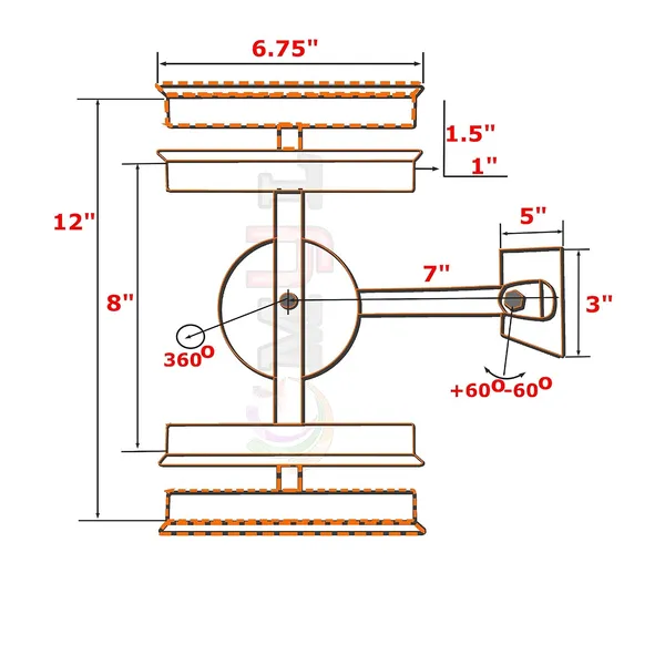 myl_Steel_Speaker_Wall_Mount_(8"_-_12",_Black)