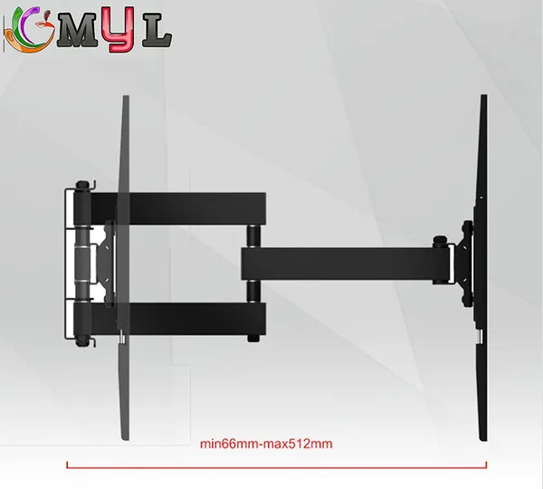 Black_6_Way_Swivel_Tilt_Tv_Wall_Mount_For_Lcd/Led_Tv'S_Upto_32_To_70_In
