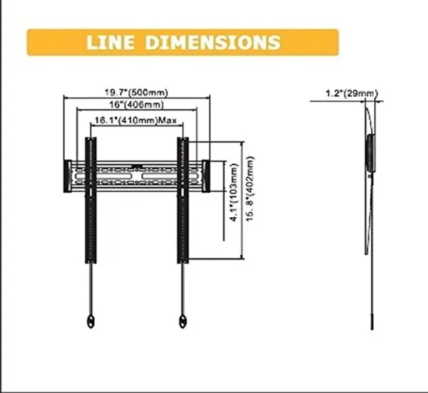 Black_Imported_Fixed_Lcd_/_Led_Plasma_Tv_Wall_Mount_32_To_47_Vesa_400X400Mm