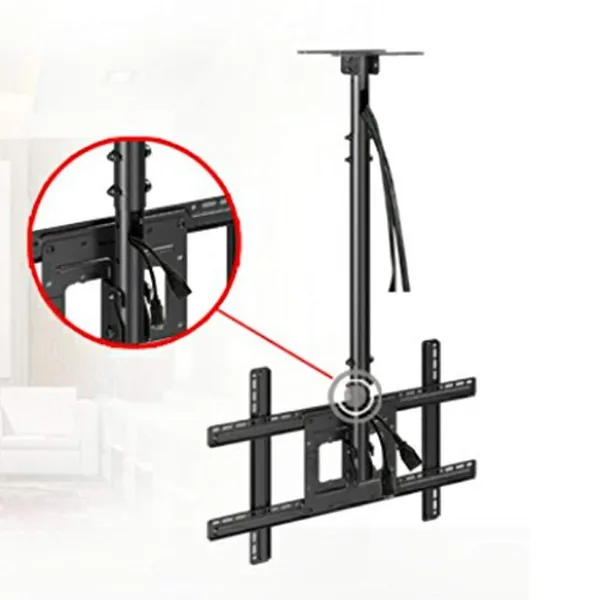 Black_Adjustable_Heavy_Duty_Tv_Ceiling_Mount_For_32_To_70_In_Lcd_Led_Flat_Panel_Screens_And_Monitors_Up_To_68Kg_Steel