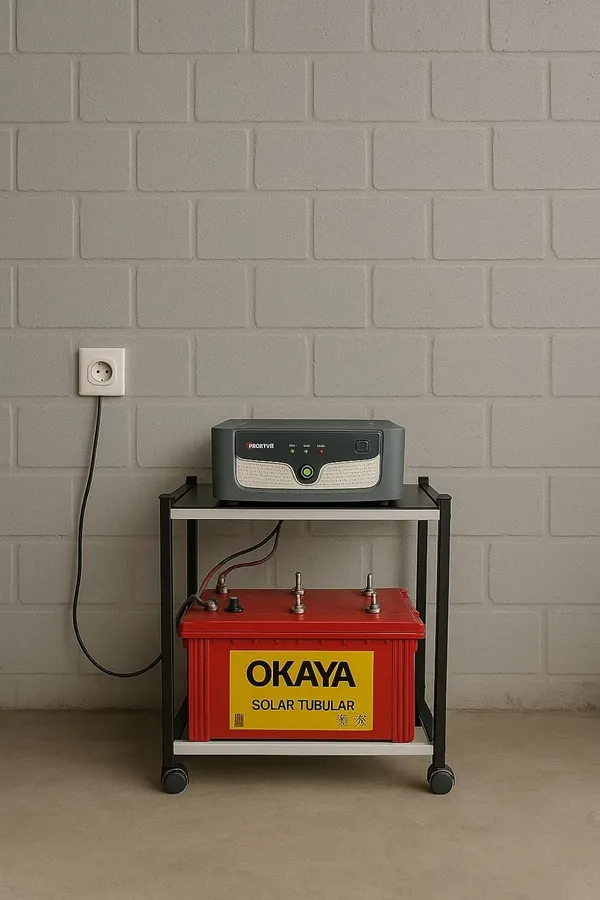 Black_Metal_Ups_Battery_Storage_Inverter_Table_Top_Trolly