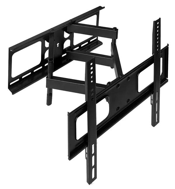 Black_B446_Swivel_Tilt_Dual_Arm_Full_Motion_Tv_Wall_Mount_For_Lcd/Led_Plasma_Tv'S_Upto_32_To_55_In_For_Flat_Or_Corner_Mounting