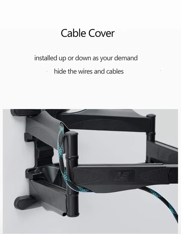Black_6_Way_Dual_Arm_Swivel_Tilt_Tv_Wall_Mount_For_Lcd/Led_Tv'S_Upto_32_To_55_In_60