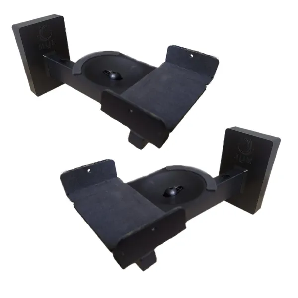 Black_Speaker_Wall_Mounts,_Pair_Of_Universal_Side_Clamping_Bookshelf_Speaker_Mounting_Brackets,_Large_Or_Small_Speakers,_2_Mounts,_33_Lbs_Capacity