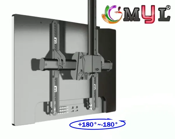 Black_Product_Summary:_Premium_Heavy_Duty_Full_Motion_Cantilever_Tilt_Swivel_Ceiling_Mount_Bracket_For_Led,_Lcd_And_Plasma