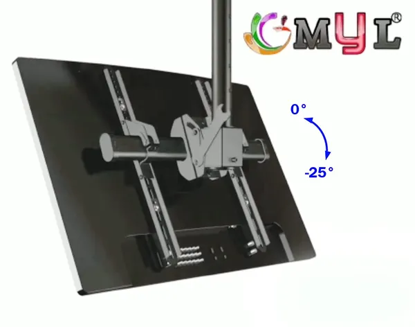 Black_Product_Summary:_Premium_Heavy_Duty_Full_Motion_Cantilever_Tilt_Swivel_Ceiling_Mount_Bracket_For_Led,_Lcd_And_Plasma