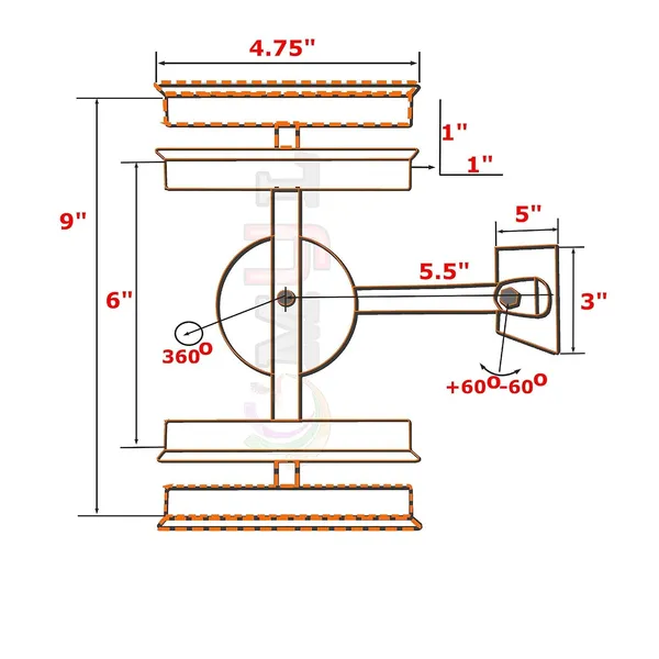 White_Metal_Speaker_Wall_Mount_(6_To_9_In)