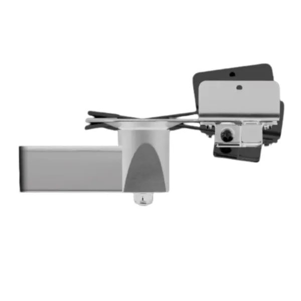 White_Speaker_Wall_Mounts,_Pair_Of_Universal_Side_Clamping_Bookshelf_Speaker_Mounting_Brackets,_Large_Or_Small_Speakers,_2_Mounts,_33_Lbs_Capacity