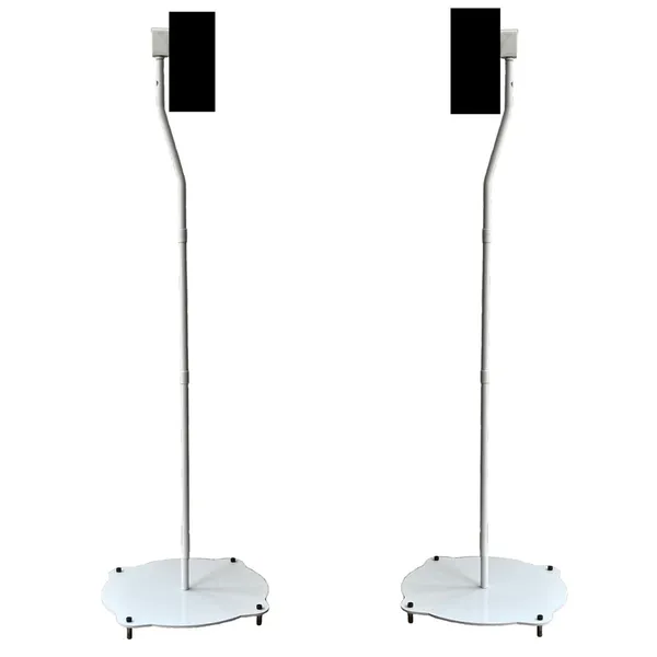 White_3_Different_Fixed_Height_Satellite_Speaker_Stand_For_Home_Theatre_Speakers_2.1;_5.1_And_7.1_“Speaker_Stand_for_Samsung_Q990D”__“LG_Rear_Speaker_Stand_Compatible”__“Bose_Speaker_Stand_Replacement”Pack_Of_2_Stands_(1Pairs)