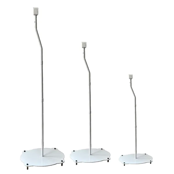 White_3_Different_Fixed_Height_Satellite_Speaker_Stand_For_Home_Theatre_Speakers_2.1;_5.1_And_7.1_“Speaker_Stand_for_Samsung_Q990D”__“LG_Rear_Speaker_Stand_Compatible”__“Bose_Speaker_Stand_Replacement”Pack_Of_2_Stands_(1Pairs)