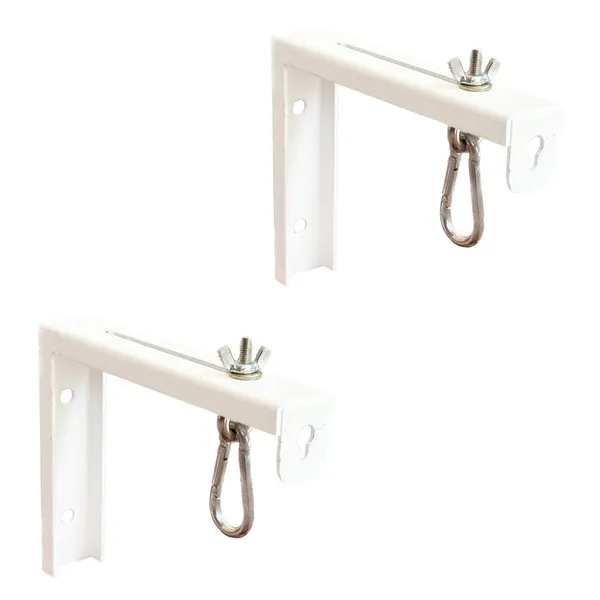 Black_Universal_Projector_Screen_Wall/Ceiling_Mount_Kit/Stand,_9_Cm_Adjustable,_Bracket/Hanger,_50_Kg_Weight_Capacity