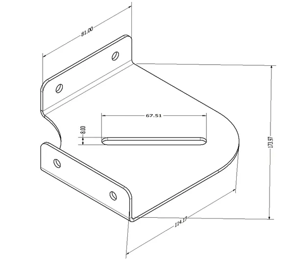 Black_Metal_Wall_Mounted_Floating_Shelf_With_Cable_Access_Hole_Corner