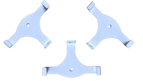 White_M5_Compatible_Sturdy_Metal_Made_Mount_Stand_Holder_Compatible_M5_Mesh_Wifi._(Pack_Of_3)_Wall_Mount_For_Decor