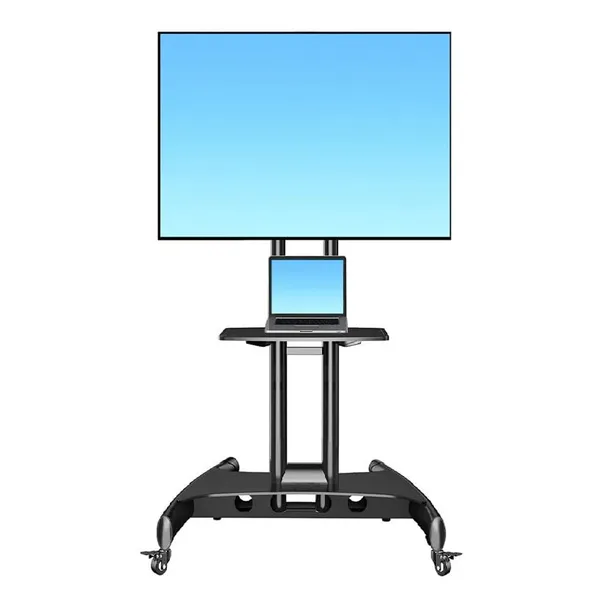 Black_32_To_75_In_Led_Tv_Panel_Cart_Portable_Wheel_Stand