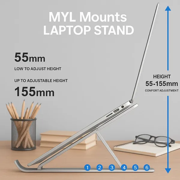 Silver_Aluminium_Laptop_Stand,_7_Angle_Adjustable,_Compatible_With_9_15.6_In_Laptops,_Foldable_With_Silicon_Pads