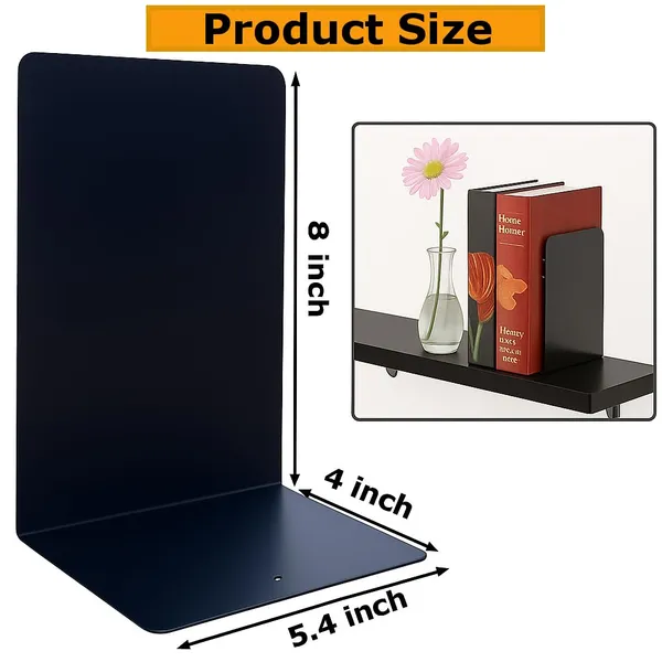 Black_Book_Stand_&_Organizer_Set_Office_Table_Accessories_With_File_Organiser_Stylish_Holder_Study_Decor_&_Shelf_Tabletop_Rack_Space_Saving_Bookends_2_Piece_Set