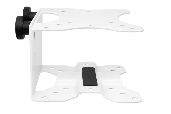 MYL_Thin_Client_CPU_Mount_Bracket,_Adjustable_0.65-2.55_Inch_Depth,_Supports_up_to_11_lbs,_Black_and_White_(White)