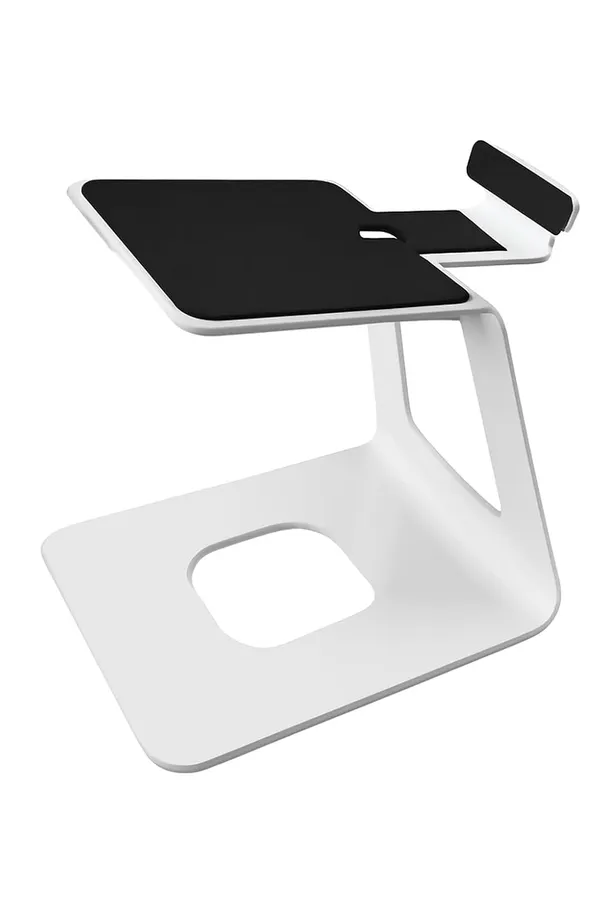MYL_Elevated_Desktop_Speaker_Stands,_Speaker_Mount_-_Pair_(White,_Small)