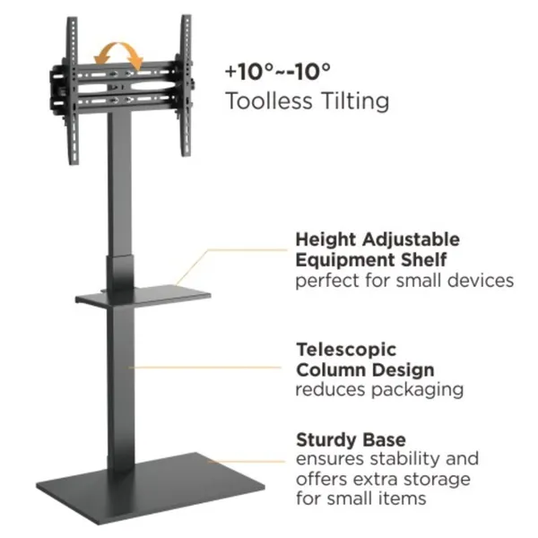 MYL_Compact_Height-Adjustable_Steel_TV_Floor_Stand