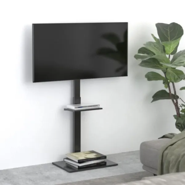 MYL_Compact_Height-Adjustable_Steel_TV_Floor_Stand