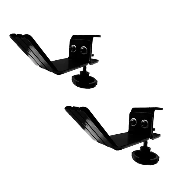 MYL_HPHT_Headphone_Clamp_Mount_Stand_Hanger/Holder_Metal_(Black)_(Pack_of_2,_Black)