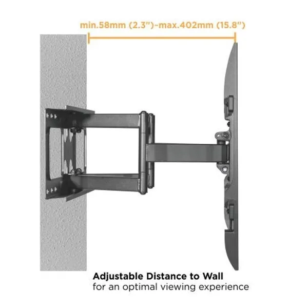 MYL_B466_Swivel_Tilt_Dual_Arm_Full_Motion_TV_Wall_Mount_for_LCD/LED_(37-80-inch)