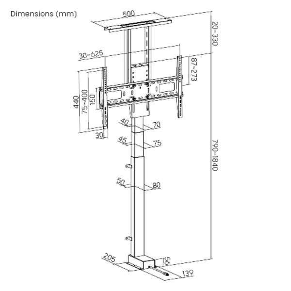 MYL_Smart_Large_Motorized_TV_Lift_Stand_with_Voice_&_APP_Control