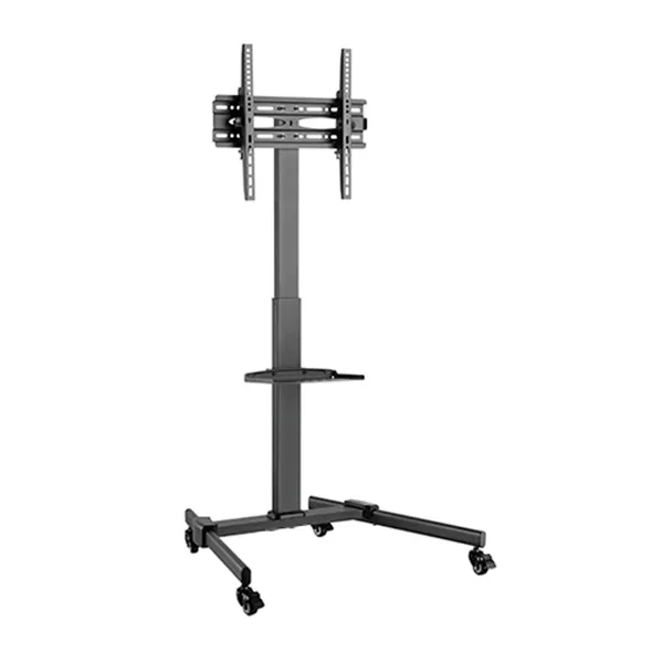 MYL_Universal_Height_Adjustable_Pedestal_Mobile_TV_Trolley/LED/LCD_TV_Floor_Stand_with_Wheels,_for_Most_32"-55"_Flat_Panel_TVs_Up_to_35kg/_77lbs