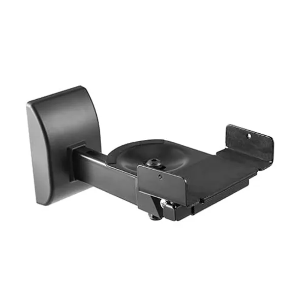 myl_Speaker_Wall_Mounts,_Pair_of_Universal_Side_Clamping_Bookshelf_Speaker_Mounting_Brackets,_Large_or_Small_Speakers,_2_Mounts,_33_Lbs_Capacity,_Black_(MYL-SB51v)