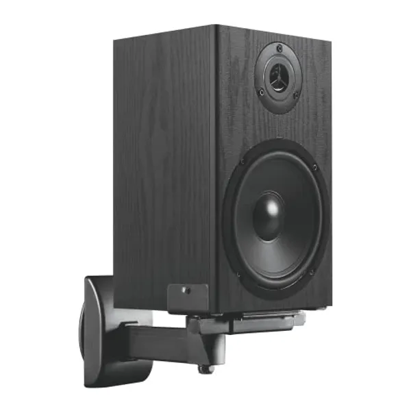 myl_Speaker_Wall_Mounts,_Pair_of_Universal_Side_Clamping_Bookshelf_Speaker_Mounting_Brackets,_Large_or_Small_Speakers,_2_Mounts,_33_Lbs_Capacity,_Black_(MYL-SB51v)