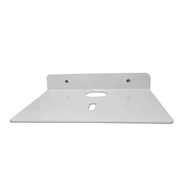 myl_Metal_Wall_Mounted_Floating_Shelf_with_Cable_Access_Hole_Flat_Wall_(1,_White)