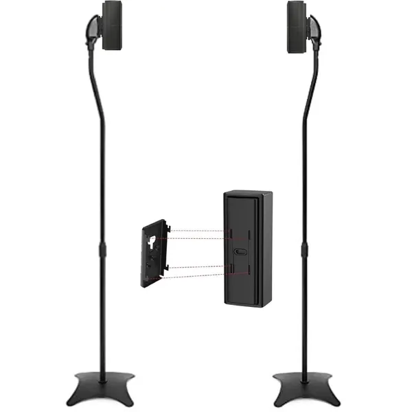 MYL_Adjustable_Height_Satellite_Speaker_Stand_with_Slide_Connector_for_Home_Theatre_Speakers_2.1;_5.1_and_7.1_-_Pack_of_2_Stands_(1Pairs)(SS01SC)