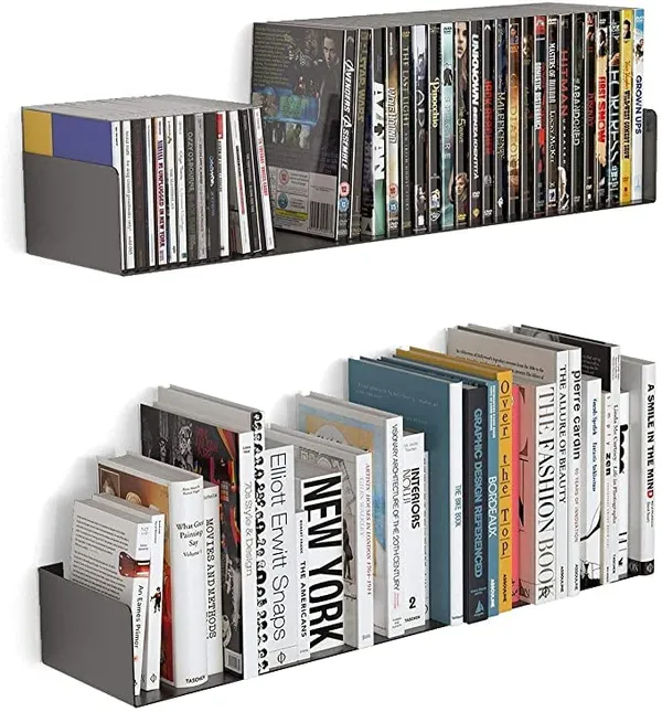myl_Wall_Mount_Metal_U_Shape_Shelf_Book_CD_DVD_Storage_Display_Bookcase_Black_Set_of_2
