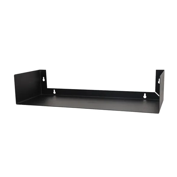 myl_Wall_Mount_Metal_U_Shape_Shelf_Book_CD_DVD_Storage_Display_Bookcase_Black_Set_of_2
