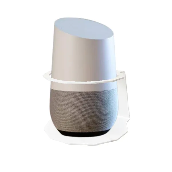 MYL_Wall_Mount_Large_Stand_for_Echo_(2nd_/_3rd_Generation)_Echo_Plus_(2nd_Generation)_and_Google_Home._(Wall_Mount_Large,_White)(Single_Mount)