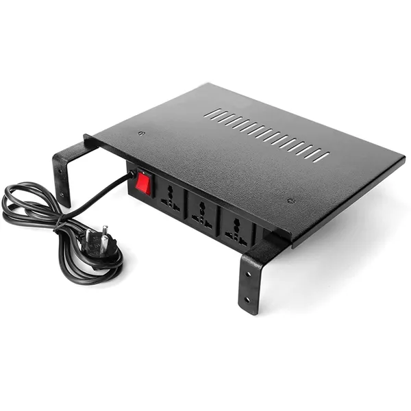 MYL_Set_Top_Box_Wall_Mount_Stand_with_Inbuilt_Power_Supply_Sockets_Extension_Box_(STB_P)