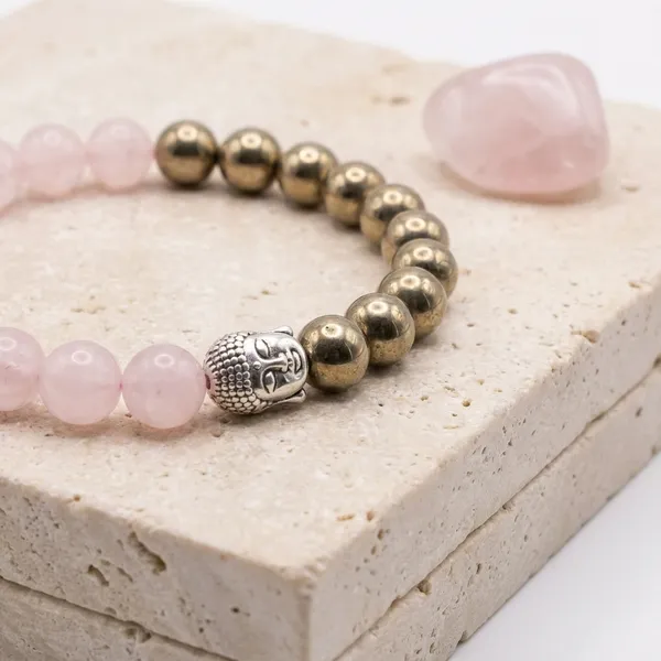 Certified_Rose_Quartz_&_Pyrite_Buddha_Bracelet_for_Love,_Wealth_&_Positive_Energy
