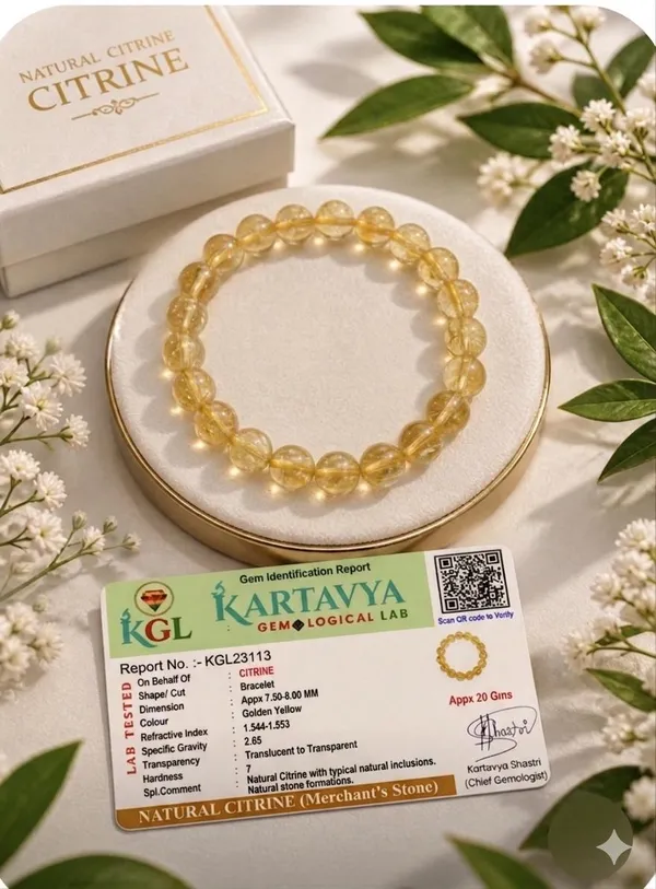 Crystal_Heaven_Citrine_Beaded_Bracelet